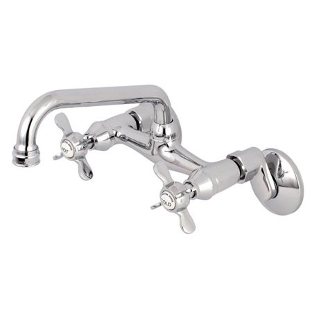 Kingston Brass Ks113c 6 In Adjustable Center Wall Mount Kitchen