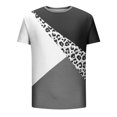thumbnail image 4 of Fnnxeal Mens Muscle Fit Ombre Gradient T-Shirt Breathable Streetwear Tee Moisture Wicking Short Sleeve Crewneck 95 Polyester 5 Spandex S-5XL Hot Pink,Size M, 4 of 5