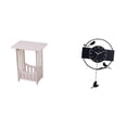 thumbnail image 1 of Mesita De Noche Minimalista Con Reloj De Diseño De Pájaro. Práctica Y Portátil, Ideal Para Hoteles, Cafeterías, Salones, Balcones, Estudios Y Decoración De Cocina., 1 of 8