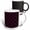 Multicolor, variant on 3drose, Deep Pink Geometrical Abstract Circle Pattern Background Design, 11oz Two-tone Red Mug