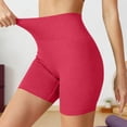 thumbnail image 2 of zbxnLI Biker Shorts for Women High Waist Stretch Yoga Running Workout Athletic Shorts Comfortable Activewear, 2 of 7