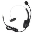 thumbnail image 1 of Telephone Headset Business Office Call Center Corded Headset for Landline/desktop Phones, 1 of 5