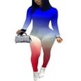 thumbnail image 3 of PENGXIANG Female Jumpsuit  Neck Long Sleeve Bodysuit M, 3 of 6