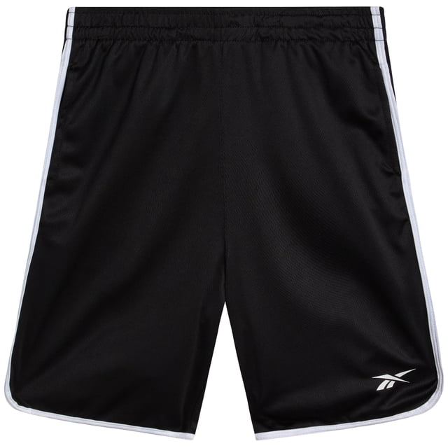 Pantalones cortos de baloncesto Reebok Lightweight para niños, tallas 10 a 12, color negro