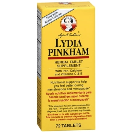 LYDIA PINKHAM supplément à base de plantes comprimés 72 comprimés (paquet de 6)