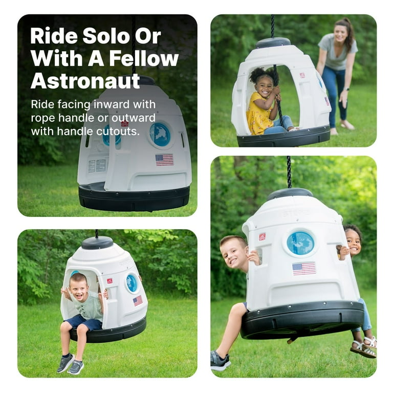 Step2 Space Capsule Outdoor Plastic Kids Tree Swing or