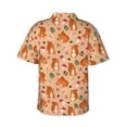 thumbnail image 3 of Goofa Squirrel And Mushroom Hawaiian Shirt for Men, Unisex Summer Beach Casual Short Sleeve Button Down Shirts,Aloha Tropical Floral print shirt-3X-Large, 3 of 9