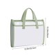 thumbnail image 3 of Carpeta de documentos tipo acordeón con 13 compartimentos, organizador de archivos con tapa abatible impermeable, bolsa de almacenamiento para papeles A4, bolsa de archivos portátil para la escuela,, 3 of 6