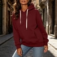 thumbnail image 6 of Tumotour Pullover Hoodies for Women'S Long-Sleeve Hooded Fall Sweatshirt with Pockets Athletic Workout Blouses, 6 of 9