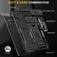 thumbnail image 2 of For Google Pixel 9 Pro XL Case, Shockproof Bumper Case with Sliding Camera Cover, Military-Grade Protection,Black, 2 of 7