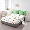 thumbnail image 5 of Feelyou Cute Pumpkin Full Size Bedding Sets, Hippie Swirl Full Size Bed in a Bag, Green Purple, Halloween Reversible, 7 Pieces, 5 of 7