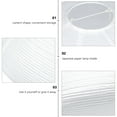 thumbnail image 3 of Paper Pendant Light Shade Simple White Lamp Shade Home Ceiling Light Cover, 3 of 9