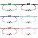 thumbnail image 1 of Pulseras de 6 piezas para la familia, mujeres, adolescentes, niñas, niños, mejor amigo, cadena ajustable hecha a mano, novio, novia, madre e hija, regalo de joyería TUNC Sencillez, 1 of 4