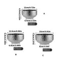 thumbnail image 3 of Hammered Texture Stainless Steel Bowl Heat Resistant Double Wall Construction Safe Tableware For Hot Soup Dishes, 3 of 9