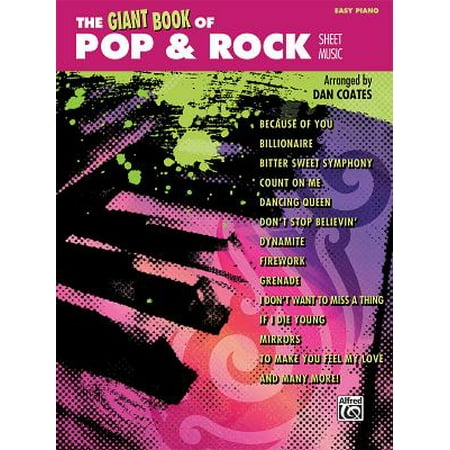 - The Giant Book of Pop & Rock Sheet Music