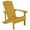 Yellow, variant on Flash Furniture Charlestown All-Weather Poly Resin Wood Adirondack Chair in Green