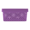 thumbnail image 2 of Caja con Tapa Plastic Trends Modelo Paris Capacidad 4.5Lts Color Morado 1 Pieza, 2 of 5