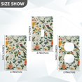 thumbnail image 7 of Yayeee Blank Wall Plate Cover 1-Gang 4.5"x2.7" Home Unused Decorative Outlet, Light Green Floral Pattern, 7 of 7