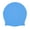 Sky Blue, variant on Snmubt Sky Blue Elastic Swim Cap, Oversized Silicone Waterproof Bathing Hat, Unisex Hair Protector for Long Thick Hair, Beach Vacation, Sky Blue