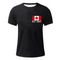 thumbnail image 3 of Mens Shirts Fashion Printed Comfort Breathable Ribbed Tops for Men,Black,S, 3 of 3