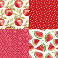 thumbnail image 4 of ZOUSSIQI 24 Sheets 6'' x 6'' Fruit Pattern Scrapbook Paper One Sided Cardstock for DIY Photo Album Card Making Decorative Paper (cherry) CA919-14864, 4 of 4