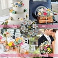 thumbnail image 5 of 200 piezas de adornos de flores artificiales de seda, miniflores, corona DIY para vacaciones, boda, fiesta, decoración del hogar, 2,5 cm, 5 of 5