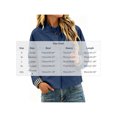 thumbnail image 4 of Zynoxe Women's Cropped Jackets Fashionable Button‑Up Ruched Collar Jackets Lightweight Long Sleeve Casual Jacket Solid Color Fall Jackets for Women with Side Pockets & Plaid Lined Navy L, 4 of 10