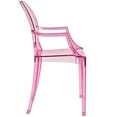 thumbnail image 4 of Modern Contemporary Urban Design Kitchen Room Dining Chair ( Set of Two), Pink, Plastic, 4 of 5