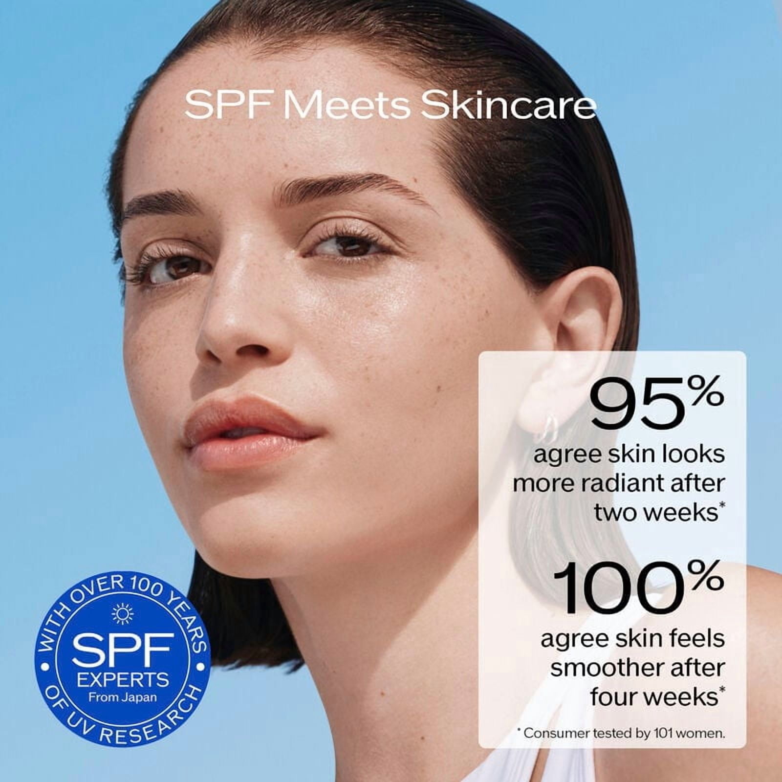 Shiseido Ultimate Sun Protector Clear Stick SPF 60+, Invisible Broad Spectrum Face Sunscreen, Wear Under & Over Makeup, Lightweight Formula - All Skin Types, 20g REGULAR Size