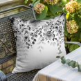thumbnail image 3 of Throw Pillow Covers, Grey Tulip Eucalyptus Decorative Throw Pillow Covers 18x18 Inch, Spring Summer Botanical Floral Chic Square Linen Pillow Cases for Couch/Living Room/Sofa, 3 of 9