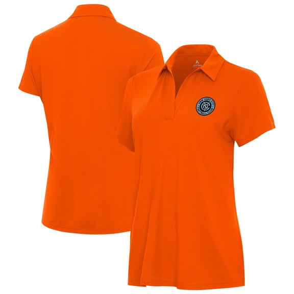 Women's-Antigua Orange New York City FC Era Polo