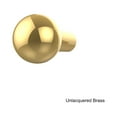 thumbnail image 3 of Allied Brass 1-in Cabinet Knob, Polished Nickel, 3 of 5