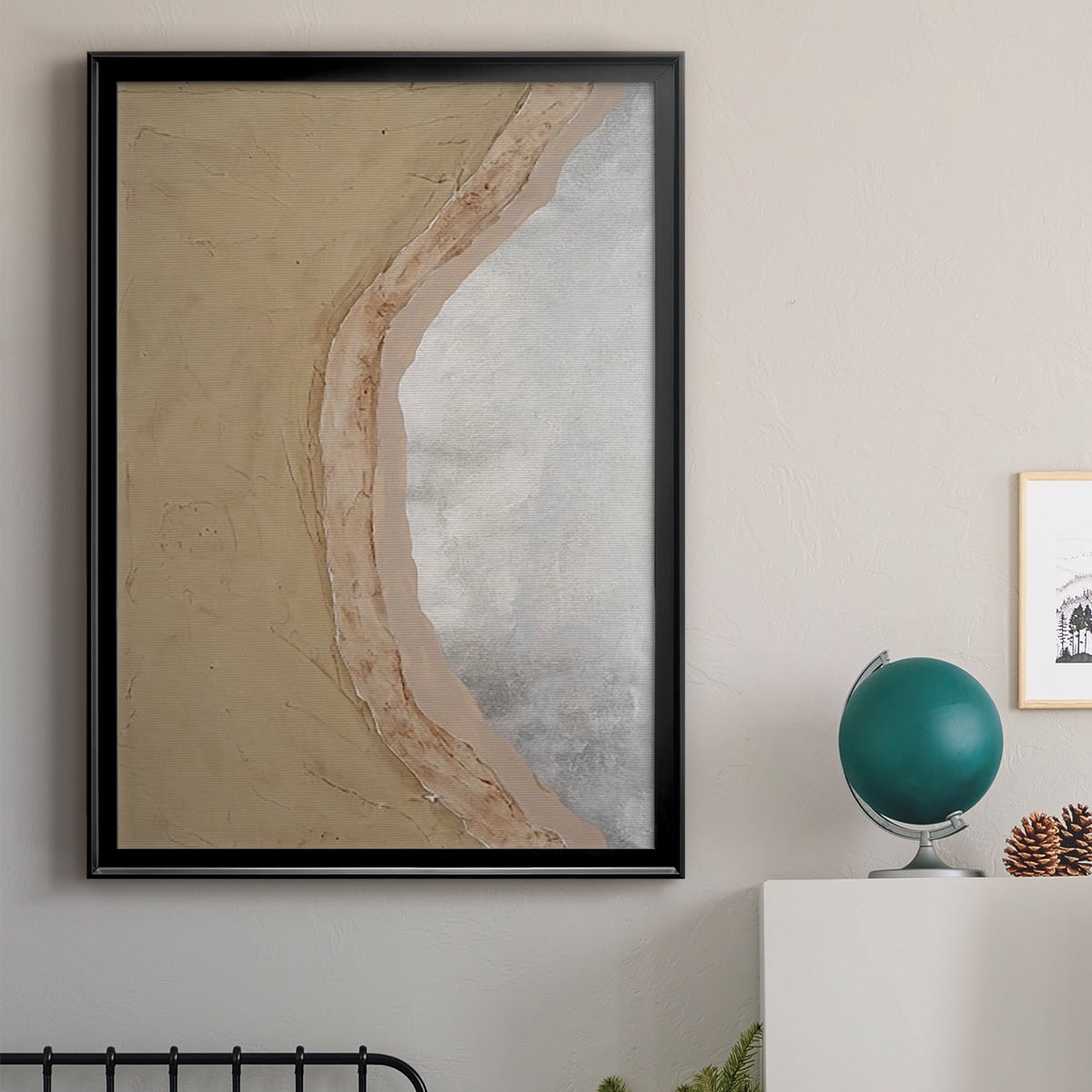 Silver Lake III Premium Framed Print, in Gold, Black, or Silver - Ready to Hang