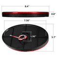 thumbnail image 4 of 2Pcs 8.5" Oval Led Tail Lights 40LED Red for Trailer RV Motorhome Airstream Oval Led Stop Turn Tail Lights Surface Mount Taillights Replacement Lights IP68 Submersible w/Mounting Gaskets, 4 of 5