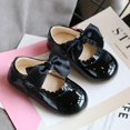 thumbnail image 1 of Zapatos para niños pequeños Zapatos de princesa de cuero pequeños antideslizantes con lazo de moda lindo para niñas_a, 1 of 3