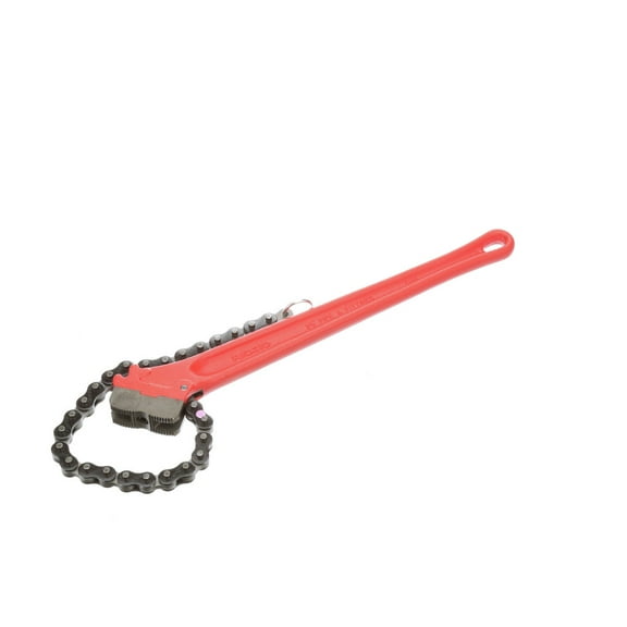Chain Wrench, 2 1/2 in Pipe Capacity, 20 1/4 in Long