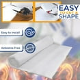 thumbnail image 5 of Simond Store Ceramic Fiber Insulation Blanket, Density-8 lbs, 2400F, 1/2" x 24" x 36", 5 of 8