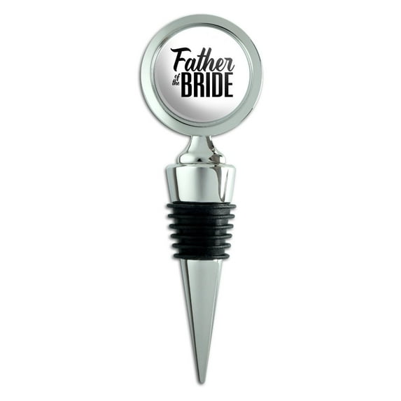 Father of the Bride Wedding Wine Bottle Stopper