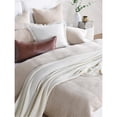 thumbnail image 2 of Pemberly Row Couette Grand Moderne Transitionnelle en Coton et Lin Naturelle, 2 of 6
