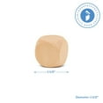 thumbnail image 4 of Wooden Blank Dice 1-1/2 inch x 1-1/2 inch, Pack of 3 Wooden Blocks Unfinished for Wooden Cube Craft, Games, and Parties, by Woodpeckers, 4 of 6