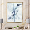 thumbnail image 2 of Designart 'Abstract Of Clouds Dark Blue Colored IV' Modern Framed Canvas Wall Art Print, 2 of 5