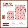 thumbnail image 3 of KLL Hand Drawn Strawberry for Christmas Gift Bag,Holiday Bags for Gifts Christmas Bags & Drawstring Gift Pouch Reusable Holiday Gift Bags & Party Favor Bags (1 PCS)-Medium, 3 of 9