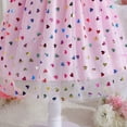 thumbnail image 4 of Girls Cartoon Rainbow Tutu Dress Short Sleeve Birthday Princess Outfit for 2-7Y, 4 of 7