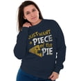 thumbnail image 4 of Piece of Pie Pizza Slice Geek Nerd Sweatshirt for Men or Women Brisco Brands S, 4 of 6