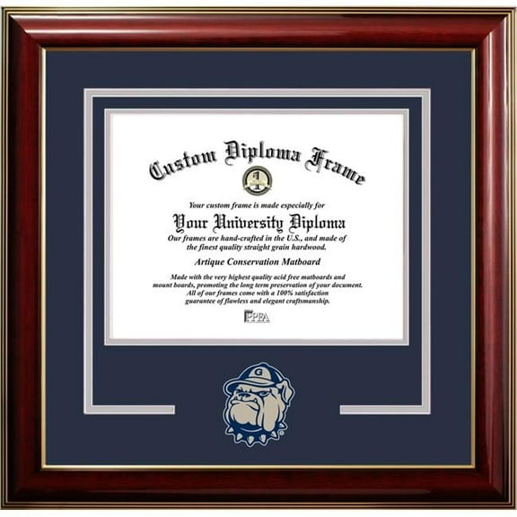 Campus Images DC996CMGTSD-1714 14 x 17 in. Georgetown University Classic Spirit Logo Diploma Frame