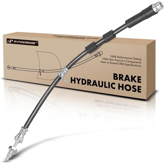A-Premium Rear Passenger Brake Hydraulic Hose Compatible with Select Ford Models - Fiesta 2014 2015 2016 2017 2018 2019 - Replace# C1BZ2282B