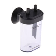 Dualoai Clear Plastic CO2 Diffuser Bubble Counter with Suker for Aquarium Planted Tanks