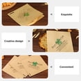 thumbnail image 3 of 500Pcs Kraft Paper Shredded Cake Fried Food Packaging Bags Oil-proof Food Containers, 3 of 9