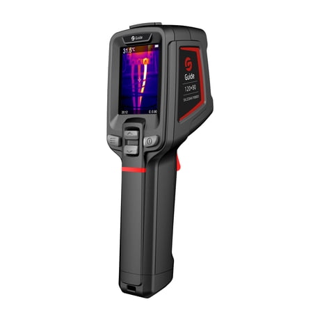Guide GUIDE T120 Entry-level Portable Thermal 2000mAh Rechargeable Non- Industrial Infrared Meter Thermographic Handheld Thermal Imaging Tool 2.4-inch Large LCD 120×90 IR Resolution -20~400°C