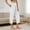 White high waisted capri pants with pockets a1, variant on Cagogo Women's Capri Pants High Waisted Loose Fit with Pockets Solid Casual Lounge Activewear Cropped Trousers Summer Beach Walking Yoga Work, Black 2XL
